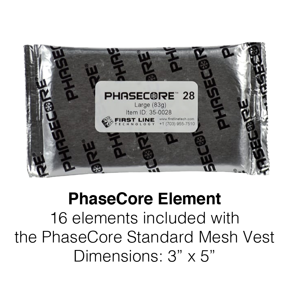 PhaseCore Standard Mesh Cooling Vest Elements
