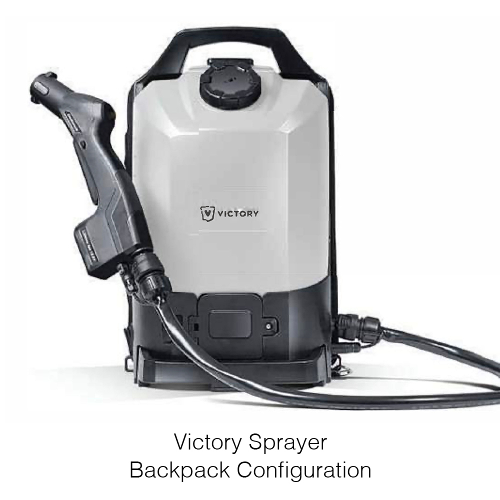 Victory Electrostatic Sprayer MG300: Backpack configuration