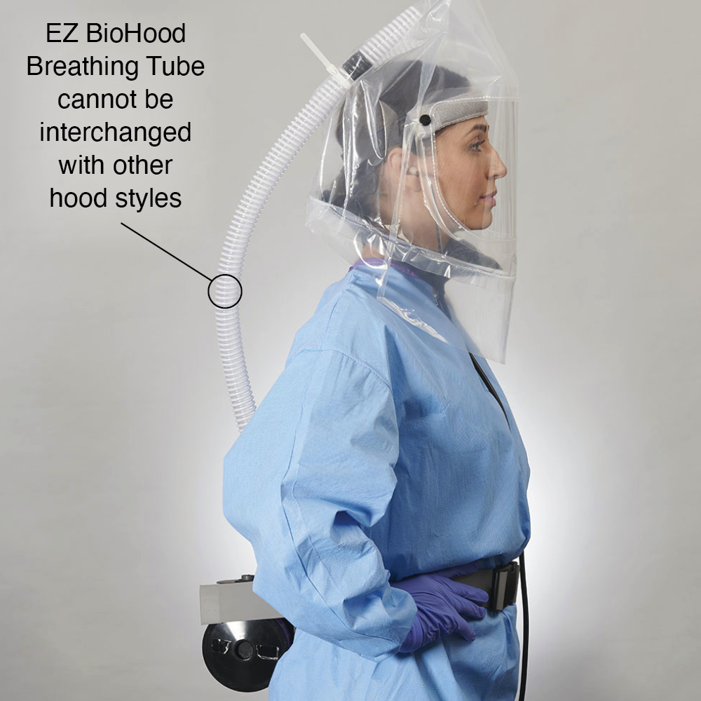 Sentinel EZ BioHood System: showing breathing tube