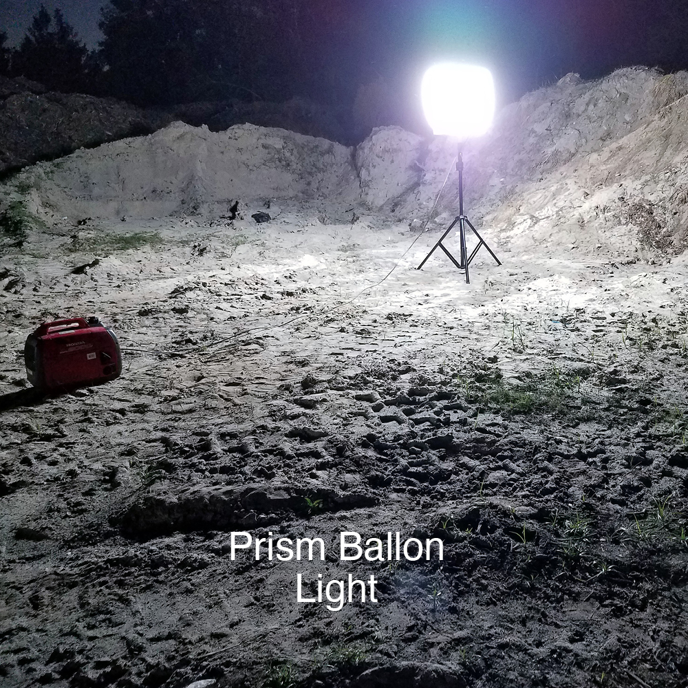 Prism Balloon Light in use