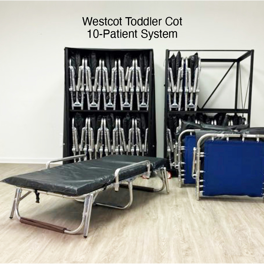 Westcot Toddler Cot: showing 10-patient system