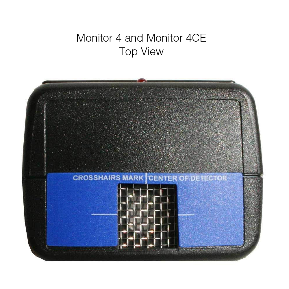 SE International Radiation Detector Analog - Monitor 4 and Monitor 4CE top view