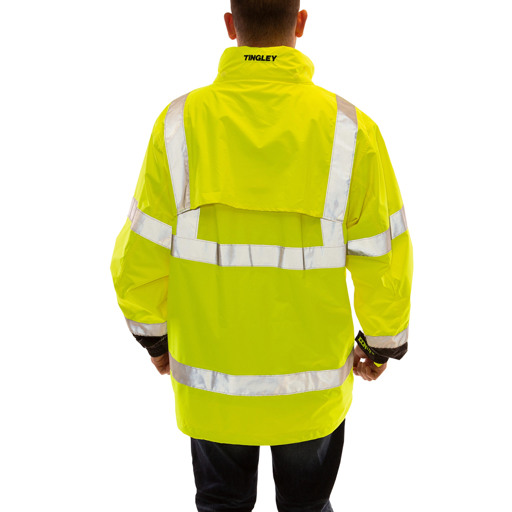 Tingely High Visibility Jacket Icon Series - Back