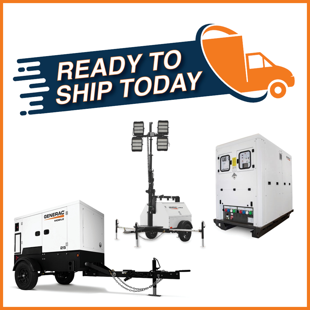 Generac Ready-to-Ship Generators and Light Tower Systems