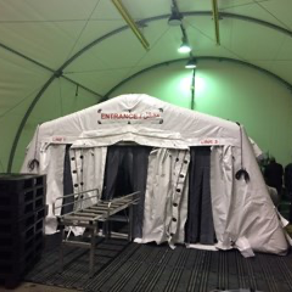 Losberger Decon TAG Shelter